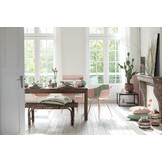 J-LINE CACTUS + POT PLASTIC GROEN/WIT XL