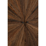 J-LINE BARKAST SHANIL GERECYCLEERD HOUT/MDF BRUIN/ZWART