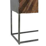 J-LINE BARKAST SHANIL 2 DEUREN HOUT/IJZER NATUUR/GRIJS