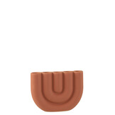 J-LINE KANDELAAR ARC 5 KAARSEN KERAMIEK ORANJE