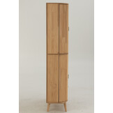 J-LINE WANDREK ROUNDED MDF/GRENENHOUT NATUUR