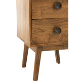 J-LINE KAST LORA 4 LADEN MANGOHOUT BRUIN