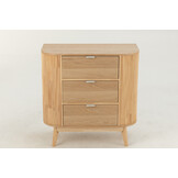 J-LINE KAST ROUNDED MDF/GRENENHOUT NATUUR LARGE