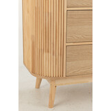 J-LINE KAST ROUNDED MDF/GRENENHOUT NATUUR LARGE