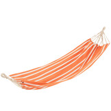 J-LINE HANGMAT STREPEN – KATOEN/POLYESTER ORANJE/WIT