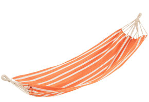 J-LINE HANGMAT STREPEN – KATOEN/POLYESTER ORANJE/WIT