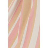 J-LINE HANGMAT STREPEN – KATOEN/POLYESTER WIT/BEIGE/ROZE