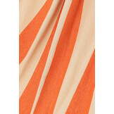 J-LINE HANGMAT GROTE STREPEN – KATOEN/POLYESTER ORANJE/ECRU