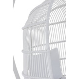 J-LINE HANGSTOEL OVAAL STAAL WIT