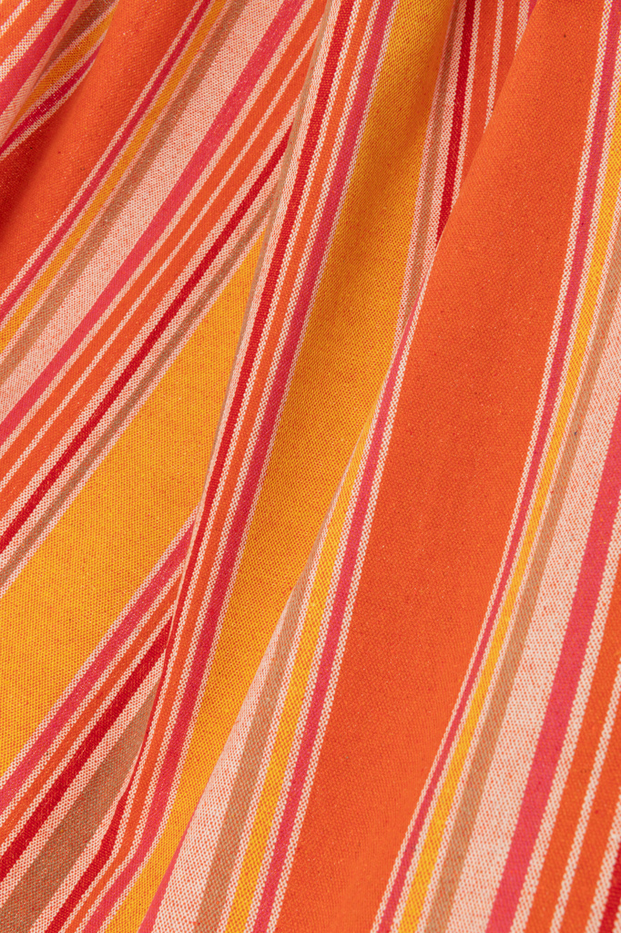 J-LINE HANGMAT STREPEN – KATOEN/POLYESTER ORANJE/MIX