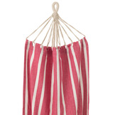 J-LINE HANGMAT STREPEN – KATOEN/POLYESTER ROZE/WIT