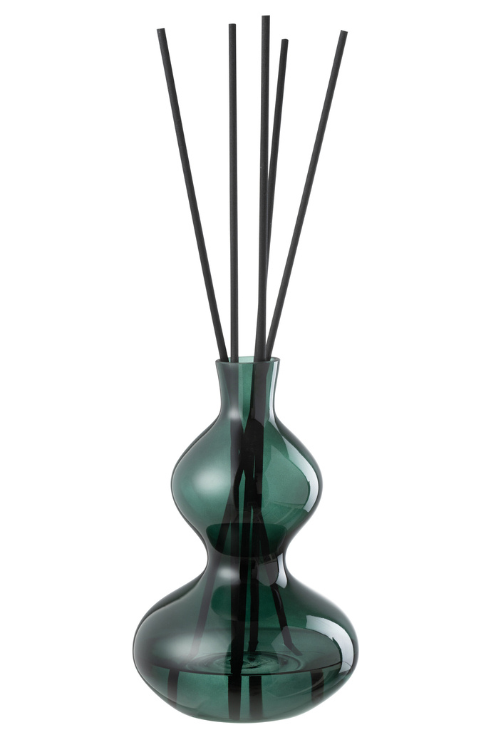 J-LINE GEUROLIE CEDAR BREEZE – GLAS DONKERGROEN LARGE