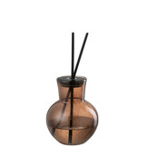 J-LINE GEUROLIEVAAS MET DEKSEL LI-LY LAND – GLAS BRUIN