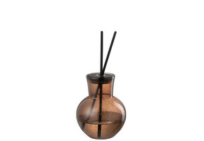 J-LINE GEUROLIEVAAS MET DEKSEL LI-LY LAND – GLAS BRUIN