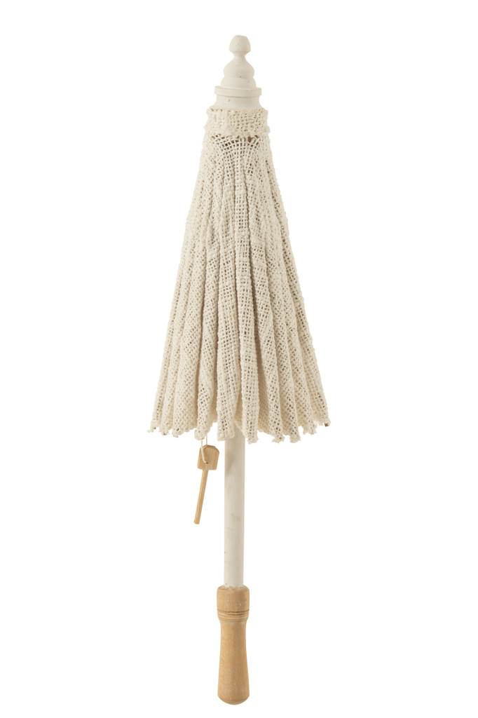 J-LINE PARASOL TUMANGGAL TEXTILE/WOOD WHITE