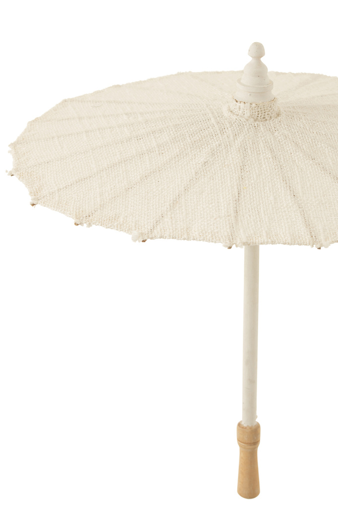 J-LINE PARASOL TUMANGGAL TEXTILE/WOOD WHITE