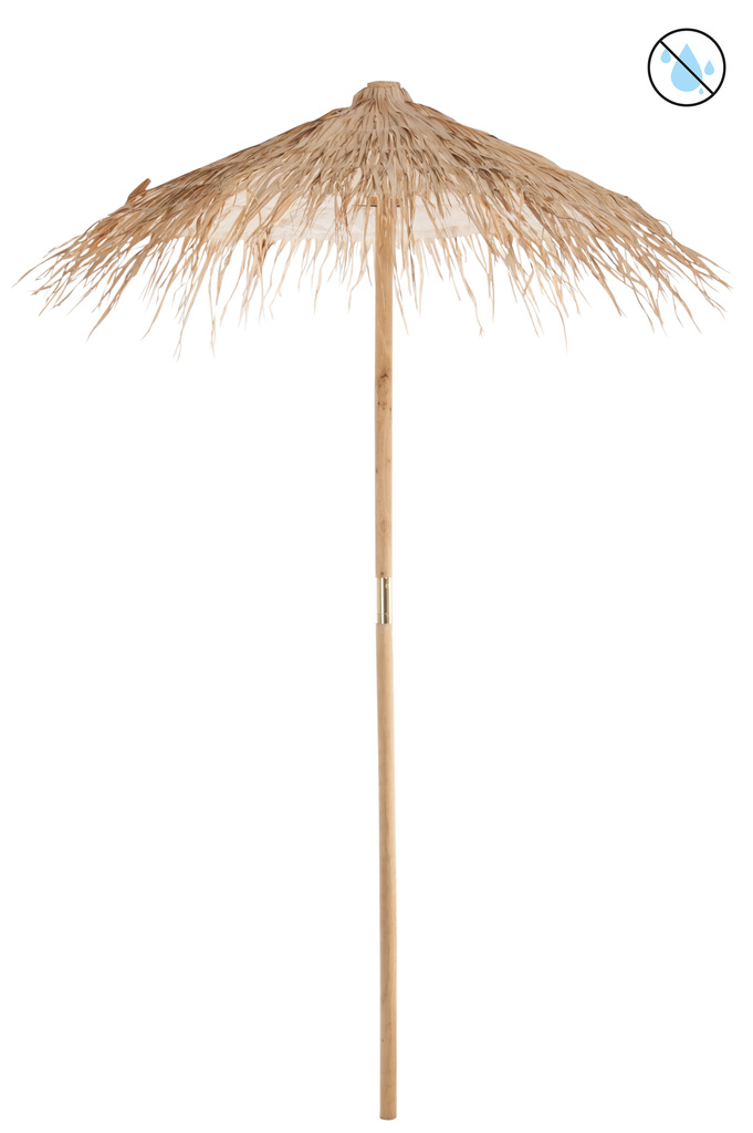 J-LINE PARASOL – STRAW NATURAL – SMALL