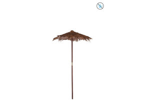 J-LINE PARASOL COCOLEAF BRUIN KLEIN