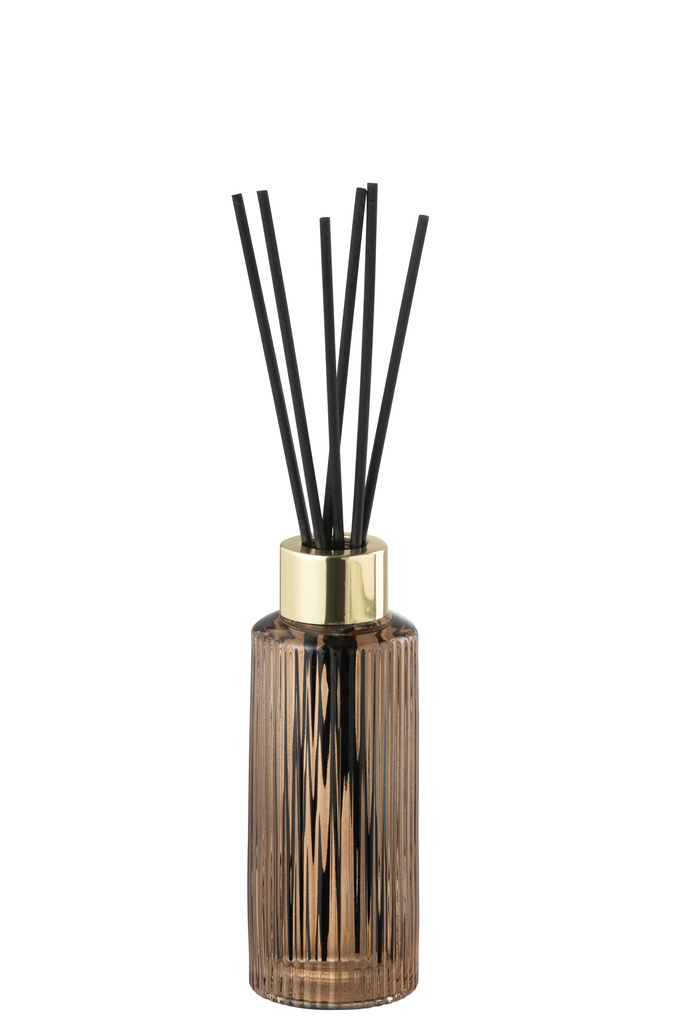 J-LINE GEUROLIE NORDIC VETIVER GLAS AMBER KLEIN