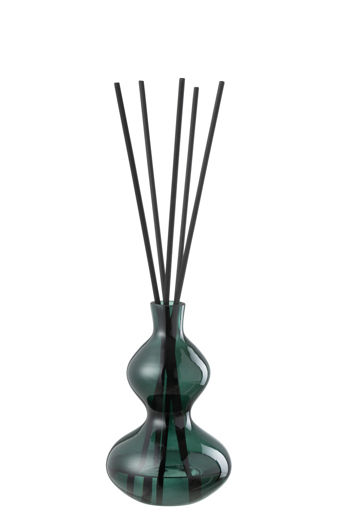 J-LINE GEUROLIE CEDAR BREEZE GLAS DONKERGROEN KLEIN