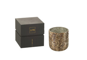 J-Line Scented Candle Luxuria Bronze Medium - 60H