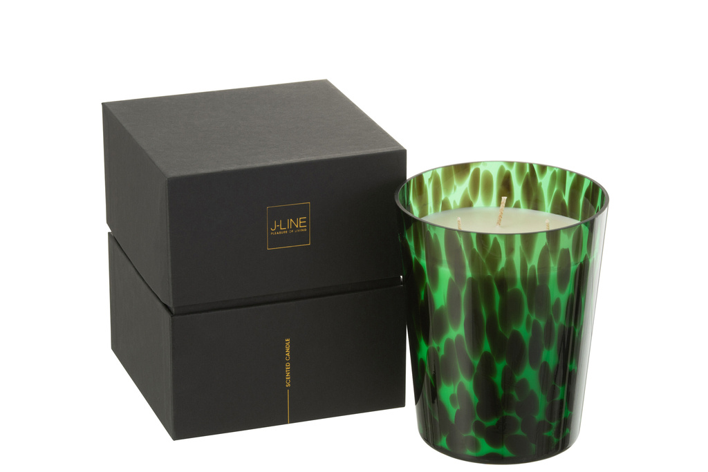 J-Line Geurkaars Noa Sandalwood Zwart/Goud Medium-68h