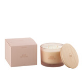 J-Line Scented Candle Accords Essentiels Rose Rêveuse - 28H:
