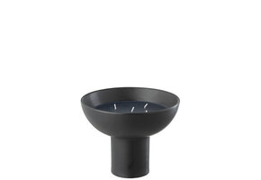 J-Line Scented Candle Ceramic Cup Black Large-12H