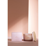 J-Line Scented Candle Accords Essentiels Rose Rêveuse - 28H: