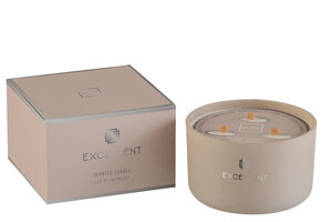 J-Line Geurkaars Excellent Glas Beige Large-40U
