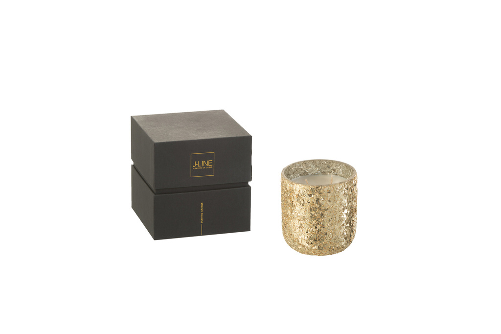 J-Line Scented Candle Luxuria Gold Small - 40H