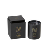 J-Line Scented Candle Astro Aquarius Black - 50H