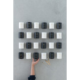 J-Line Scented Candle Astro Aquarius Black - 50H