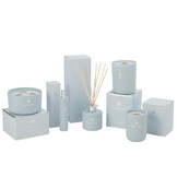 J-LINE HOME FRAGRANCE EXCELLENT GLASS – LICHTBLAUW/GROEN