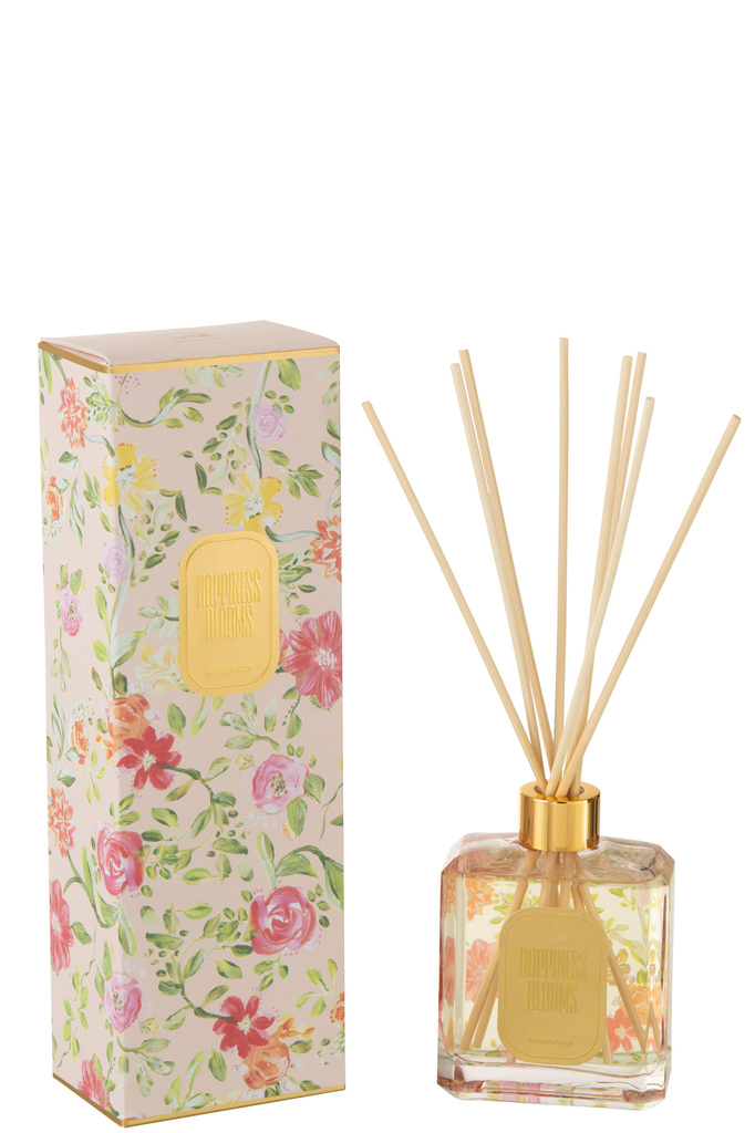 J-LINE GEUROLIE HAPPINESS BLOOMS RAIN REEF PINK