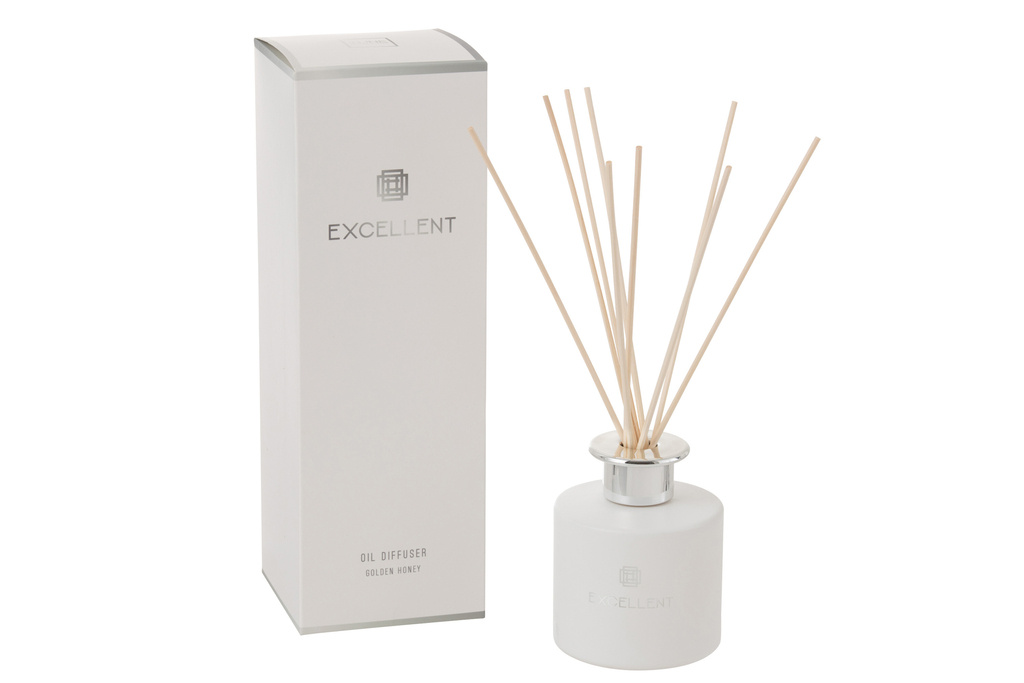 J-LINE GEUROLIE EXCELLENT – GLAS WIT MET GEUR GOLDEN HONEY