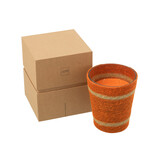 J-LINE GEURKAARS BASKET WAX – ORANJE LARGE 75H