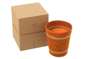 J-LINE GEURKAARS BASKET WAX – ORANJE LARGE 75H