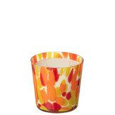 J-LINE SCENTED CANDLE NOA RED/YELLOW SMALL – 50 HOURS