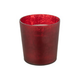 J-LINE SCENTED CANDLE DELUXE GLASS RED LARGE - 140 HOURS