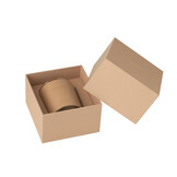 J-LINE SCENTED CANDLE LEATHER BROWN – 40 HOURS