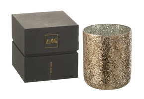 J-LINE SCENTED CANDLE LUXURIA BRONZE EXTRA LARGE - 120 HOURS