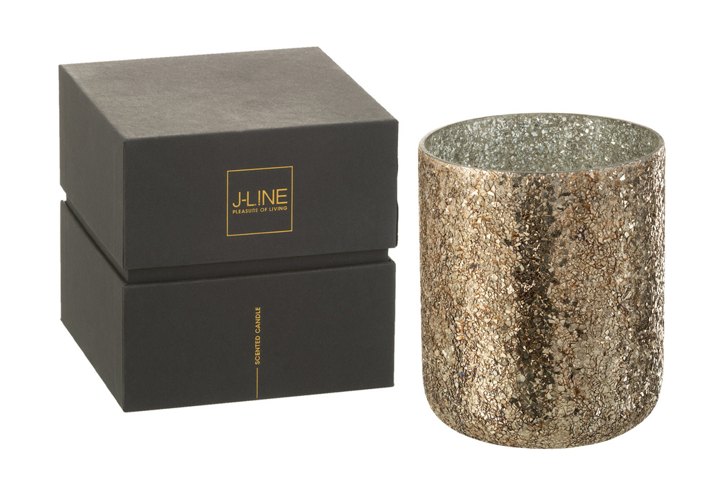 J-LINE SCENTED CANDLE LUXURIA BRONZE EXTRA LARGE - 120 HOURS