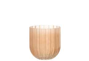 J-LINE VAZE YONI – GLAS PERZIK KLEIN