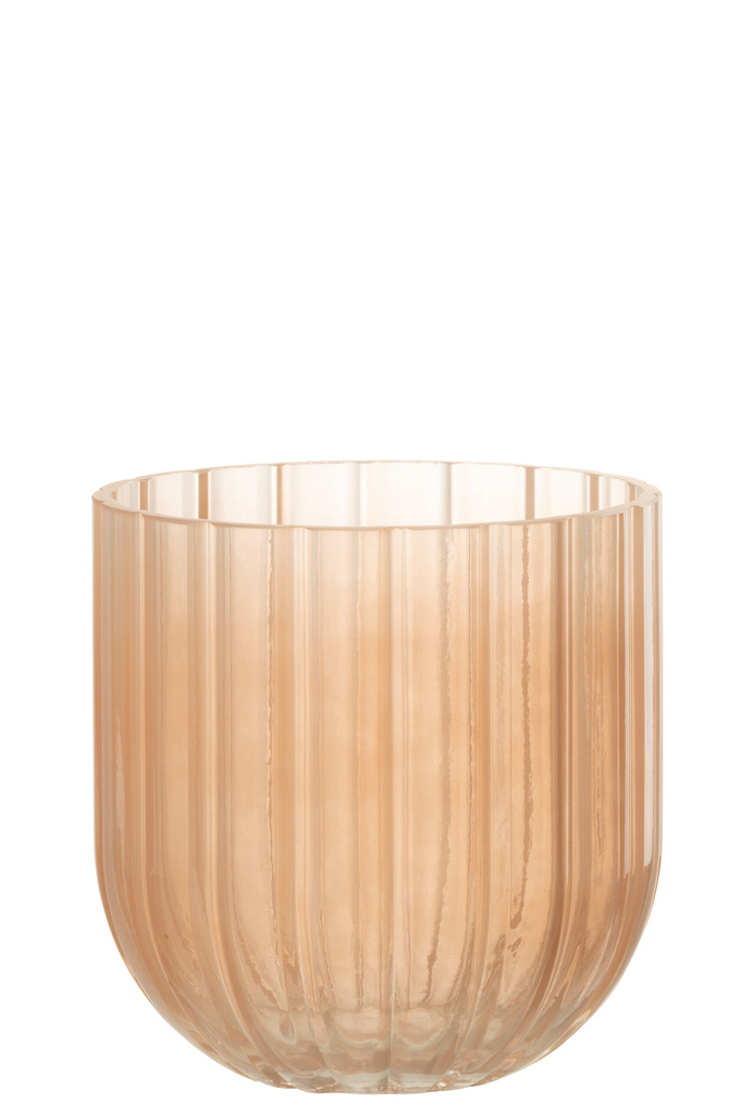 J-LINE VAZE YONI – GLAS PERZIK KLEIN