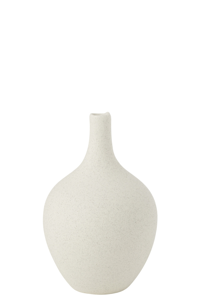 J-LINE VAAS IVA – PORSELEIN WIT MEDIUM