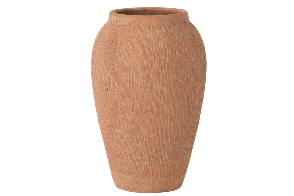 J-LINE VAAS KAIA – TERRACOTTA BRUIN LARGEPT zei: J-LINE VAAS KAIA – TERRACOTTA BRUIN LARGE