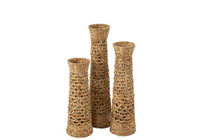 J-LINE SET VAN 3 VAZEN JAN – WATER HYACINTH NATURAL