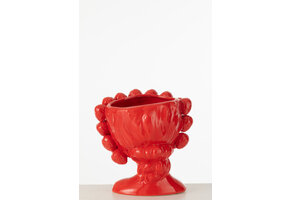 J-LINE VAAS ORANGES COVER – KERAMIEK ORANJE/RUST