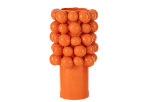 J-LINE VAAS ORANGES KERAMIEK ORANJE LARGE